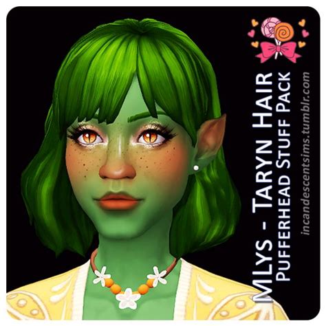 Candy Shoppe Recolours Mlyss Taryn Hair From The Pufferhead Stuff