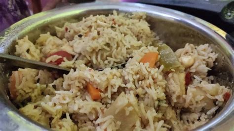 Instant One Pot Cooker Veg Rice Easy And Quick Recipe Tasty Lunch