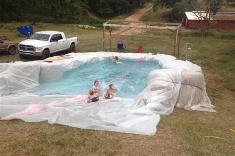 Decatur Hay Bale Pool Grabs Attention Nwahomepage Com Diy Swimming