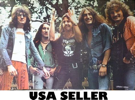 Uriah Heep Poster 34 X 235 As They Looked In The 1970s