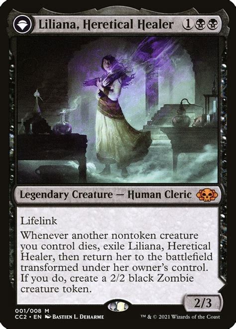 Liliana Heretical Healer Liliana Defiant Necromancer · Commander