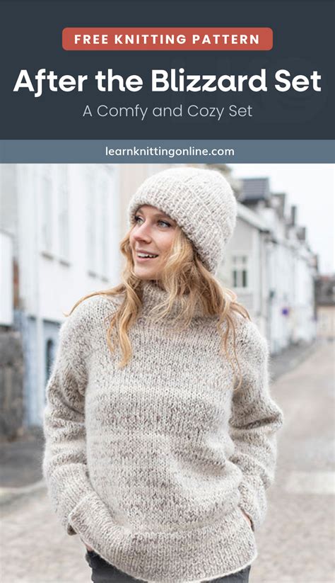 after the blizzard knit set [free knitting pattern] lko