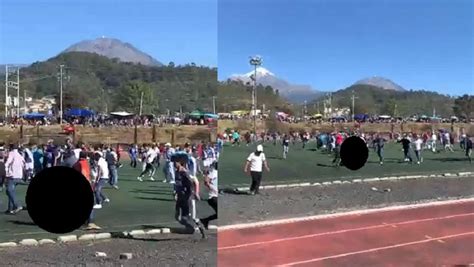 Se Desata Batalla Campal En Partido Llanero En Puebla Tras Burlas De Un