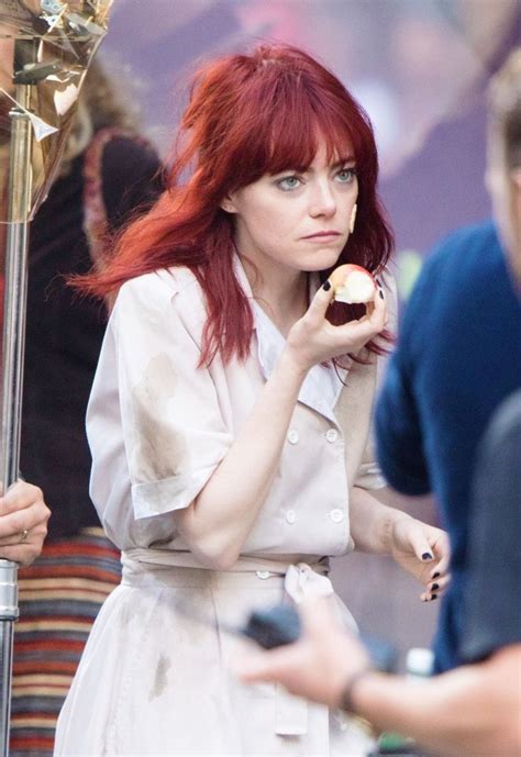 Cruella Cabelo Emma Stone Penteados Vermelhos Cabelo Curto Com Franja