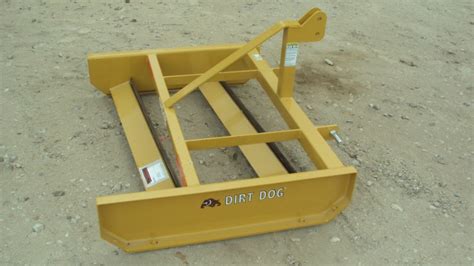 Dirt Dog New 3pt 4 Cgrb48 Bionic Road Grader Blade Rear 3 Point Hitch