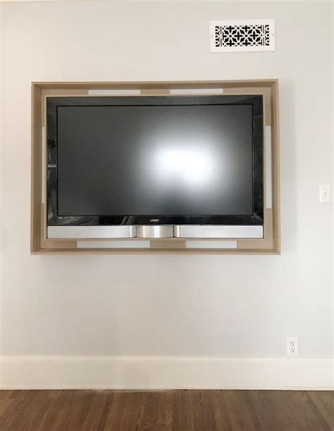 Five Steps To Build A Frame For A Wall Mounted Tv Build A Frame Wall