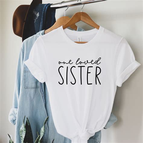 Sister T Shirt Adult Sister Shirt T For Sister Sister Etsy