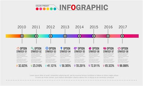 Business Timeline Infographic Template 830219 Vector Art At Vecteezy
