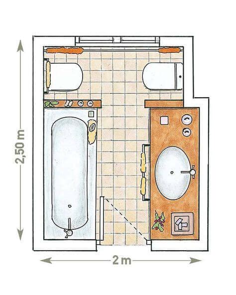 Bathroom Size And Space Arrangement Engineering Discoveries Half