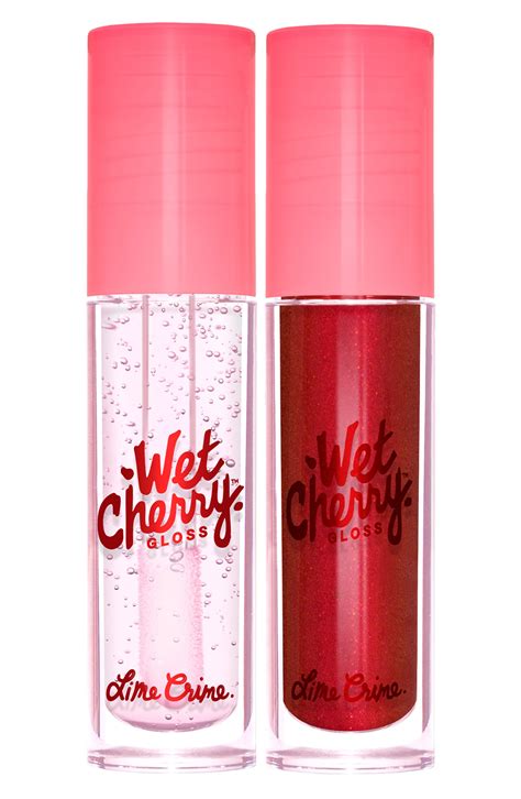 Lime Crime Lip Crime Chart Toppers Wet Cherry Gloss Set Nordstrom Wet Bare Lip Liplicious