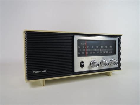 Panasonic Am Fm Radio Vintage 1970s Electric Radio Collectible Working