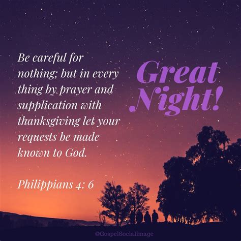 Image Message From God Of Good Night Philippians 4 6 Good Night