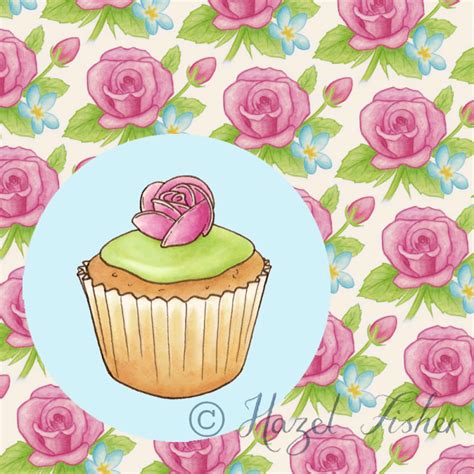 Hazel Fisher Creations Cupcakes And Roses