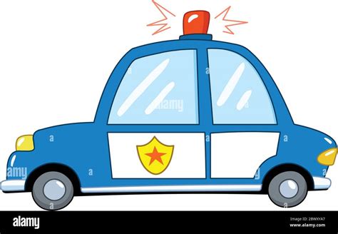 Police Car Cartoon Stock Vector Image And Art Alamy