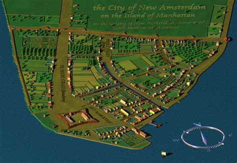 New York City Map Nyc History New Amsterdam