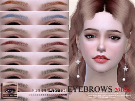 Sims 4 Custom Content Eyebrows Snoseek