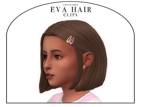 The Sims Resource Eva Hair Clips Children