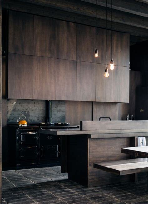 25 Moody Kitchens With Impeccable Taste Shelterness