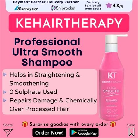 Get Professional Kehairtherapy Sulfate Free Smooth Shampoo