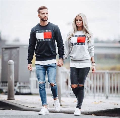 Tommy Hilfiger Tommy Jeans Sweater Couple Matching Männer Kleidung Männliche Mode Paar