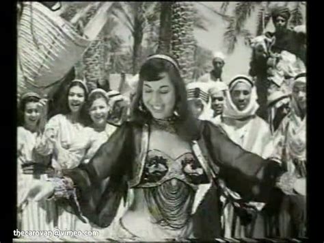 This Is Samia Gamal Performing In Another Scene From The 1951 Egyptian Film “intiqam Al Habib