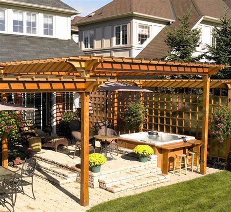 Our friends just got a hot tub in their backyard. Hydropool - Hot Tubs and Swim Spas | Hot tub patio ...