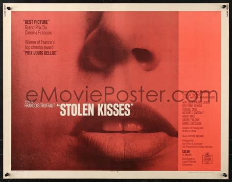 3p943 Stolen Kisses 12sh 1969 Francois Truffauts