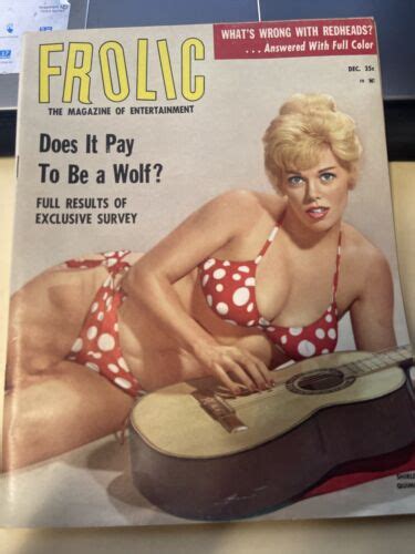 Frolic Magazine Of Entertainment Dec Shirley Quimby Ebay