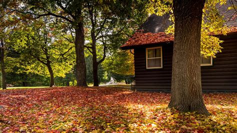 Autumn Houses Wallpapers Wallpaper Cave