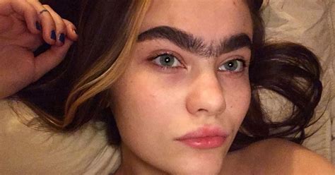Model With Unibrow Flooded With Texts From Men Who Would Do ‘anything