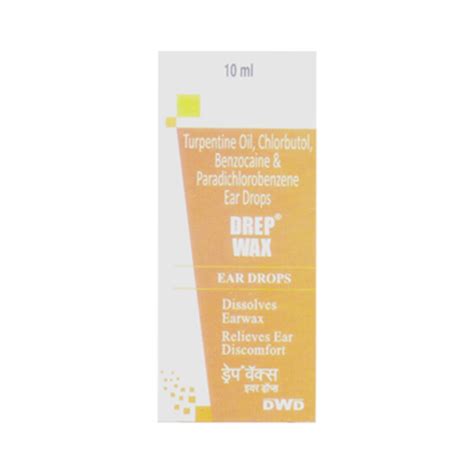 DREP WAX Ear Drops 10ml - Buy Medicines online at Best Price from