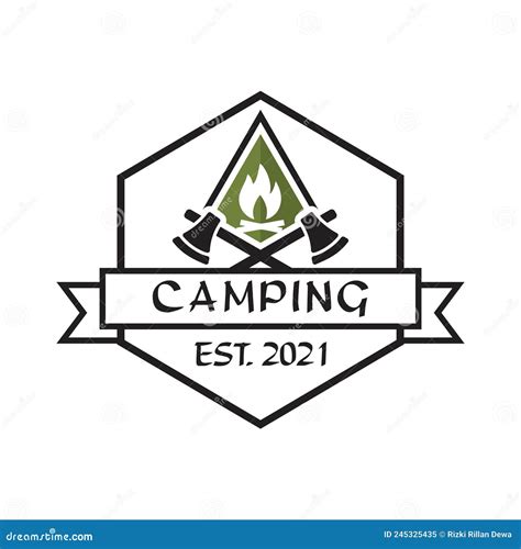 Vector De Logotipo De Aventura De Camping Ilustraci N Del Vector
