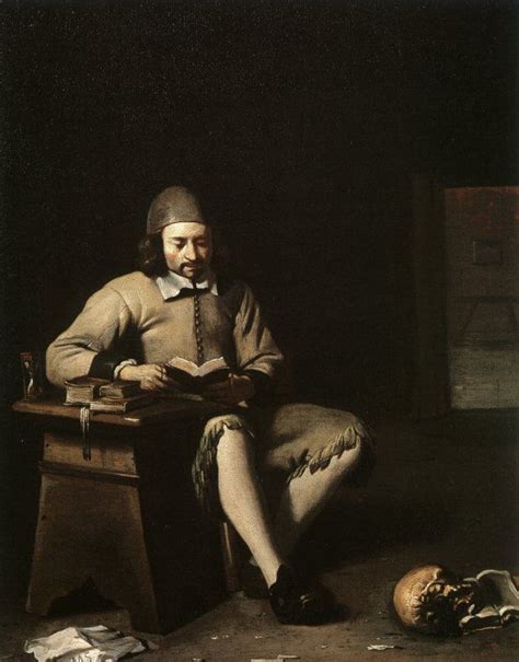 Michael Sweerts 1658 1660 Penitent Reading In A Room Self Portrait