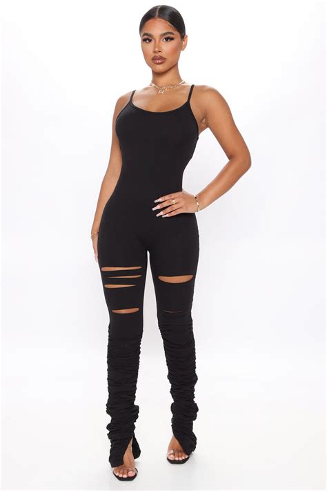 Take Me To Miami Nova Season Jumpsuit Black Fashion Nova Jumpsuits