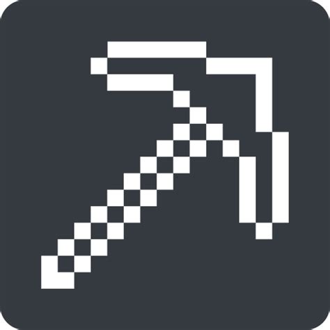 Minecraft Pickaxe Icon By Friconix Fi Snsuxl Minecraft Pickaxe Up