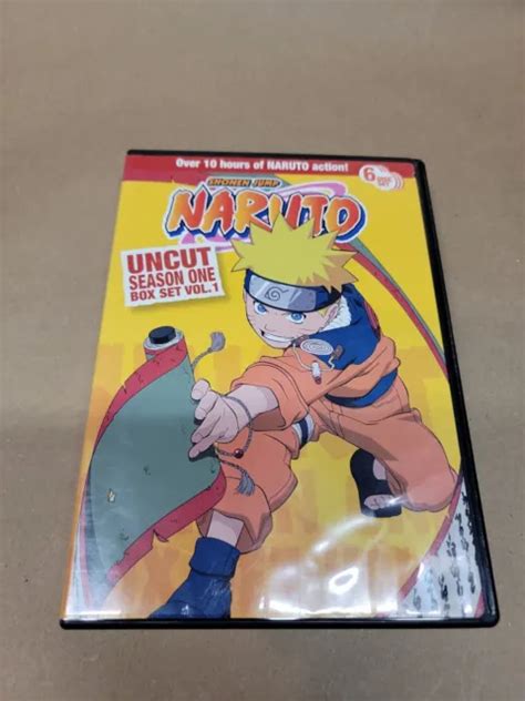 Naruto Uncut Season 1 Volume 1 Box Set Dvd Fast Shipping 1195