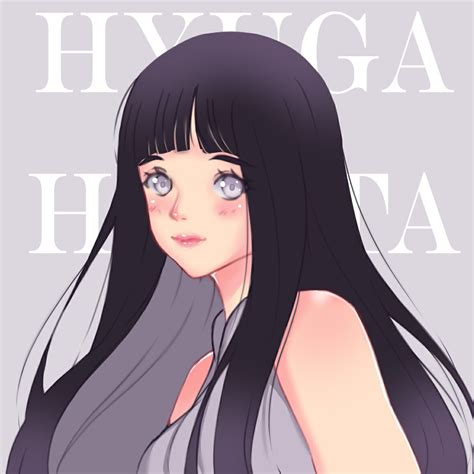 Hinata Hyuga Long Hair Fanart Hinata Hyuga Naruto Fanart Pixel Art