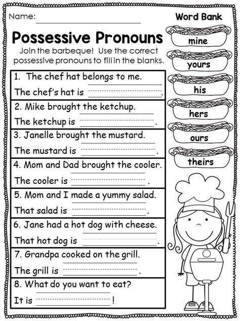 Create review printables and answer keys for all levels to guide your students through. At the Park with Pronouns | Pronoun worksheets, English ...