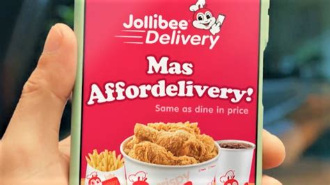 Jollibee Delivery Now Offers Customers A Masaffordelivery Experience
