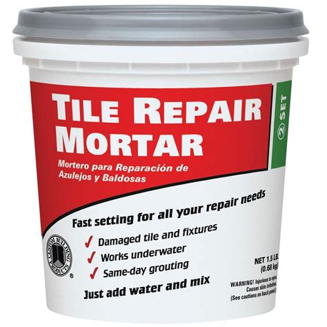 Custom Building Products 15 Lb White Tile Repair Mortar Trmw1 The
