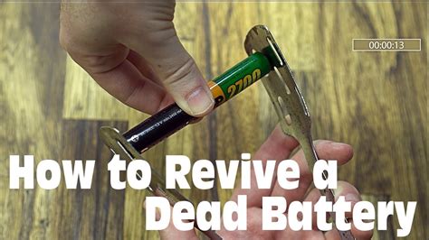 How To Revive A Dead Aaaaa Battery Youtube