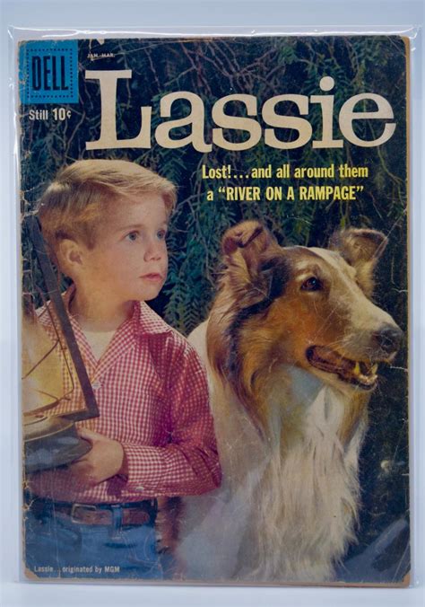 1959 dell lassie comic book photo cover mgm tv tie