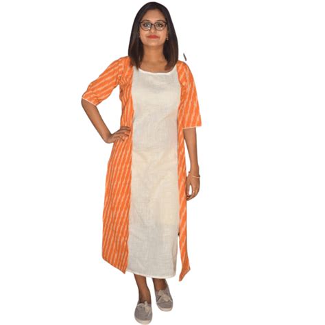 Khadi Cotton Kurti Or Dress Gounique