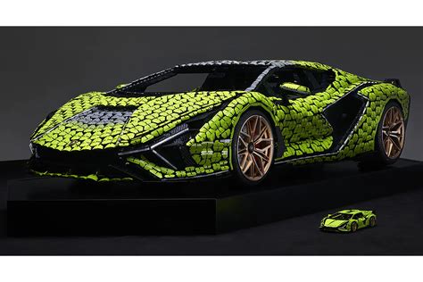 This Full Size Lego Lamborghini Is Made Up Of 400000 Pieces Driving