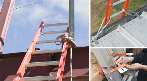 How To Tie Off An Extension Ladder Sunset Ladder Scaffold Blog