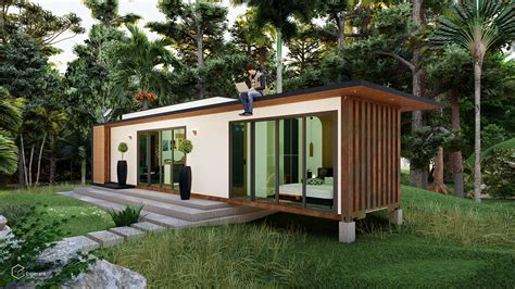 Modern Shipping Container House Behance