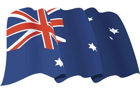 australian flag waving 24098028 png