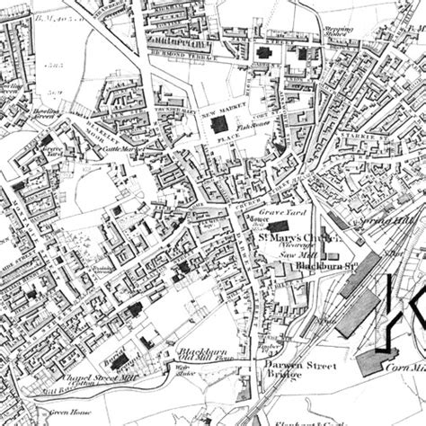 Blackburn Map 1844 1849
