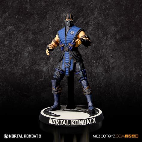 Mortal kombat online games section. Mortal Kombat X Sub-Zero 4" Figure - Mezco Toyz