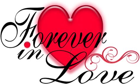 Free Png Download Valentine Love Forever With Glowing Love Forever